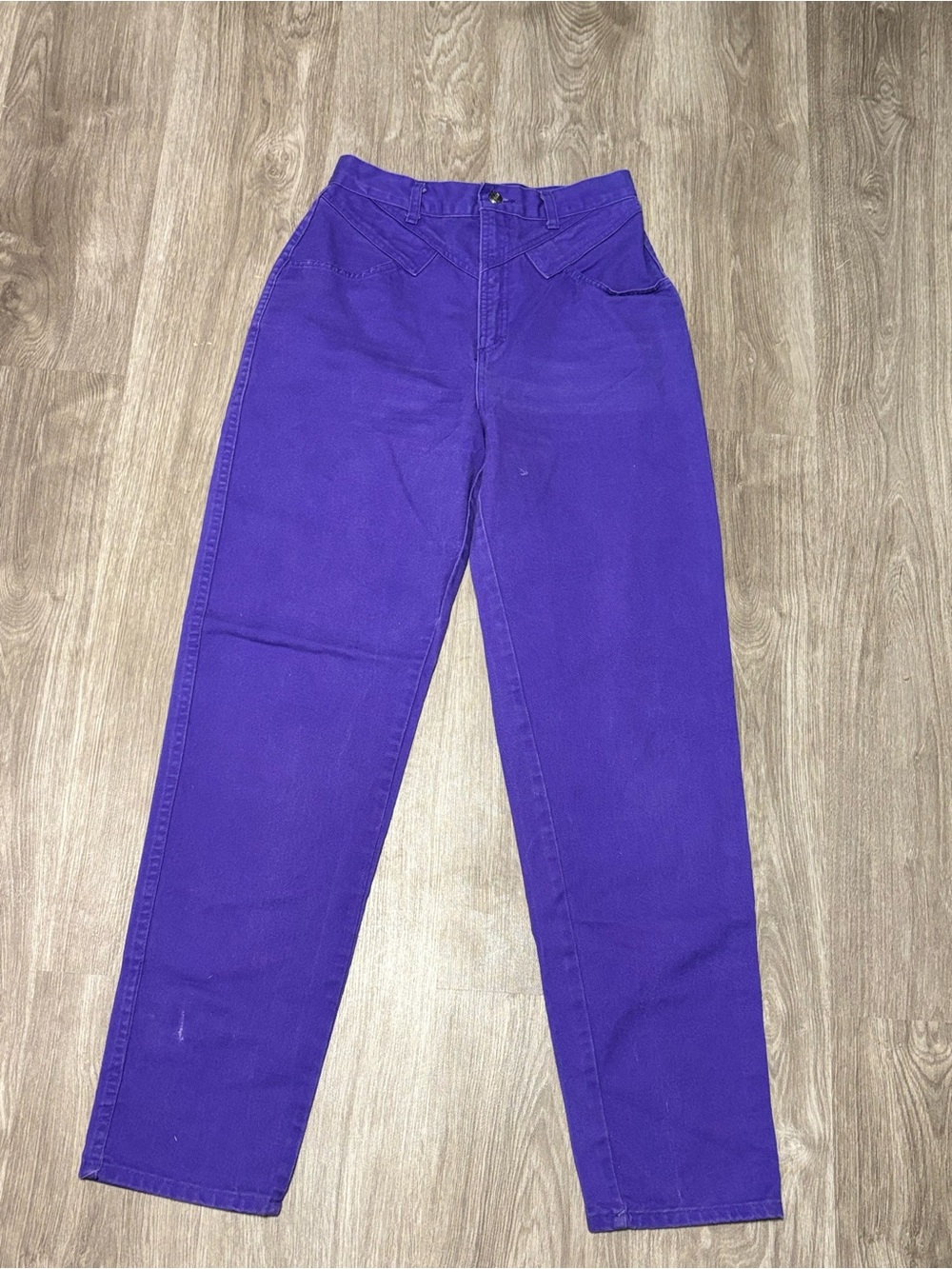 Western High-Rise Purple Women's Jeans